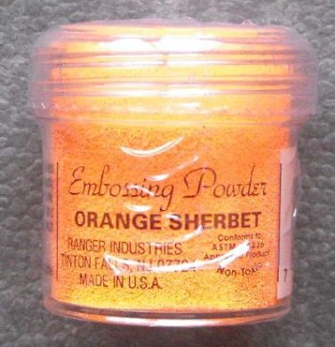 Raner Embossing: ORANGE SHERBET EMmossing Pulver