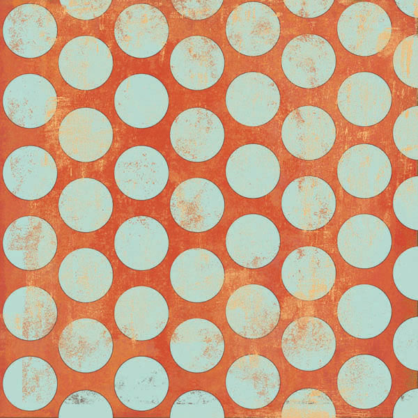 Bohemia 2 : Bungalow "At the Beach" : LARGE POLKA DOTS / BLUE PAPER