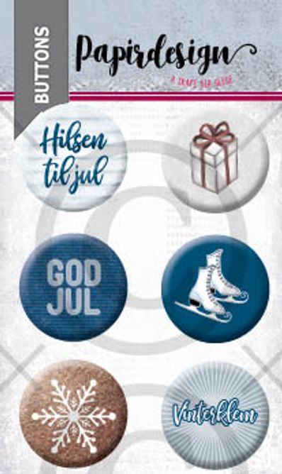Papirdesign: Buttons - God Jul 5