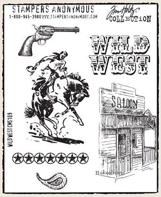 Tim Holtz Collection: WILD WEST - Stamps