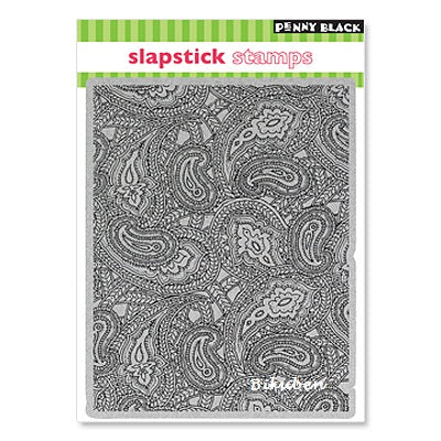 Penny Black: Paisly Outline - Slapstick Stamp