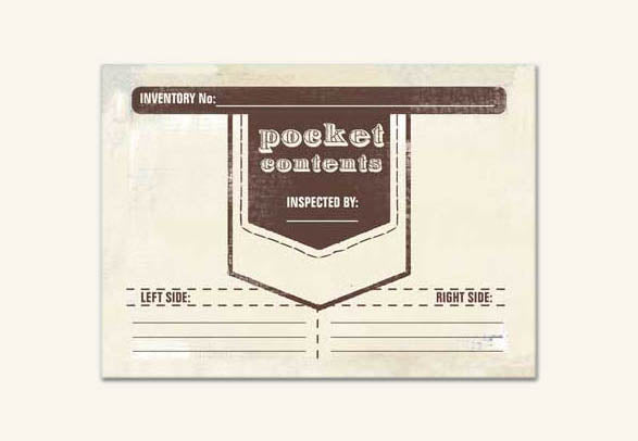Daily Dose Card : POCKET CONTENTS