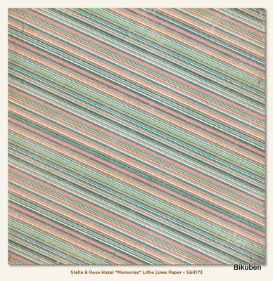 MME: Stella & Rose - Memories - Lithe Lines Paper   12 x 12"