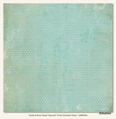 MME: Stella & Rose - Special - Dotty Damask Paper  12 x 12"