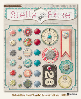 MME: Stella & Rose - Lovely Decorative Brads