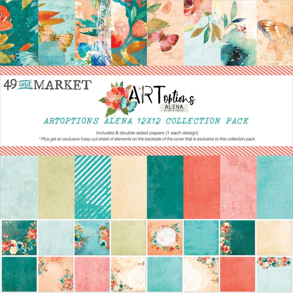 49 and Market - Art Alena Collection -   12 x 12"