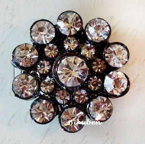Melissa Frances: Black Ice Broach