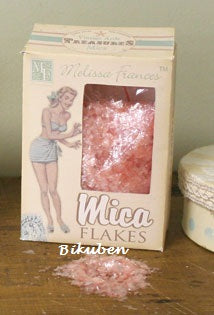 Melissa Frances: Mica Flakes- PINK