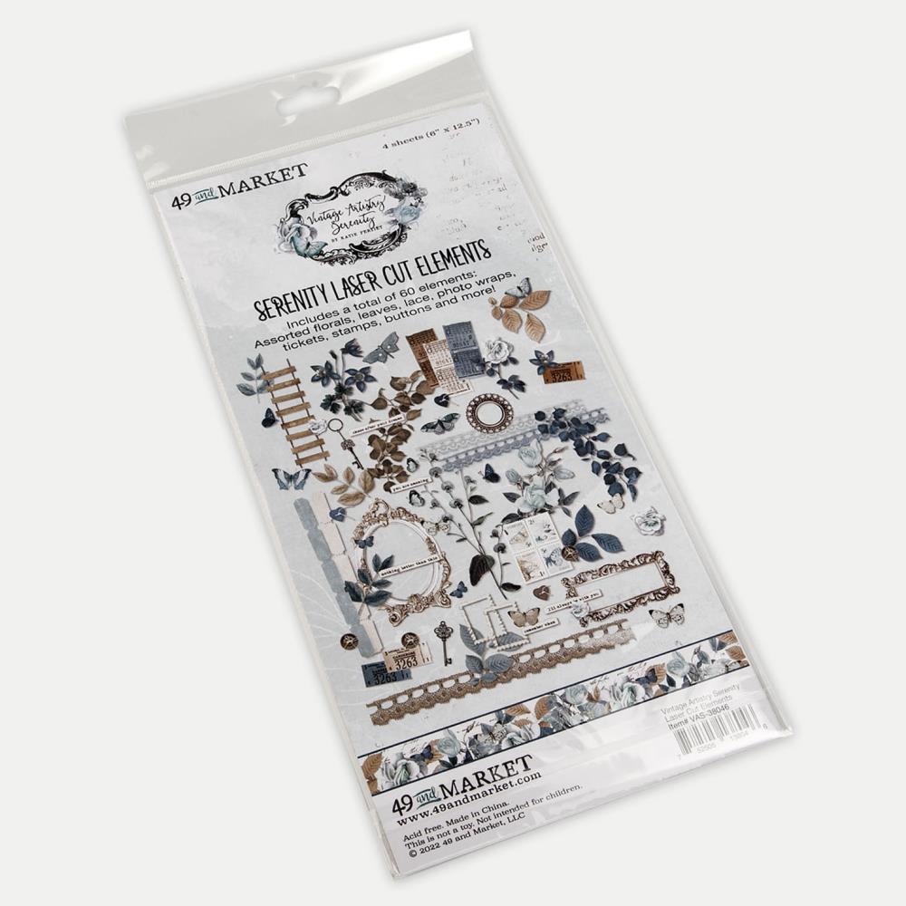 49 and Market - Vintage Artistry Serenity - Laser Cut Outs