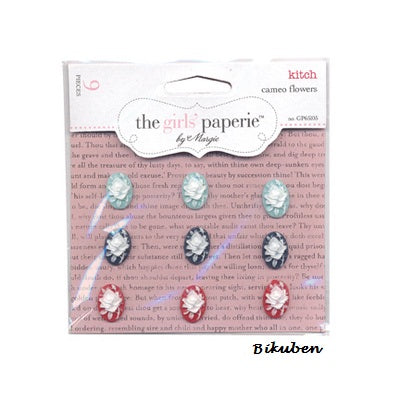 The Girls Paperie: Kitch - Cameo flowers