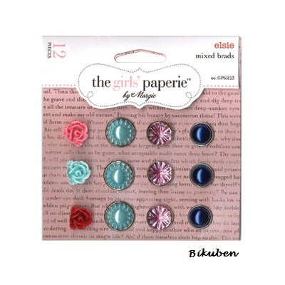 The Girls Paperie: Elsie - mixed brads