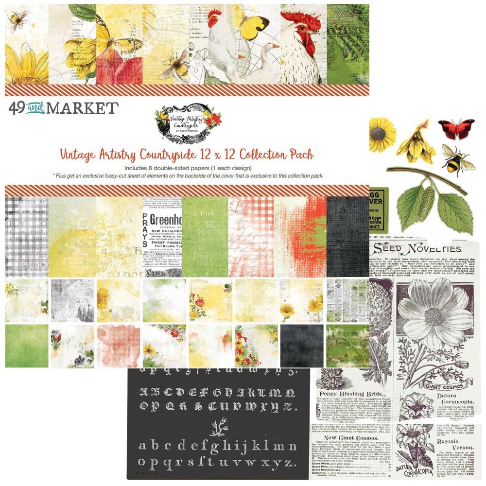 49 and Market - Vintage Artistry - Countryside Collection -   12 x 12"