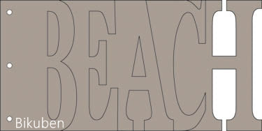 BoBunny - My Word "Beach" Chipboard album