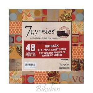 7gypsies - Outback - 8x8" Paper Variety Pack