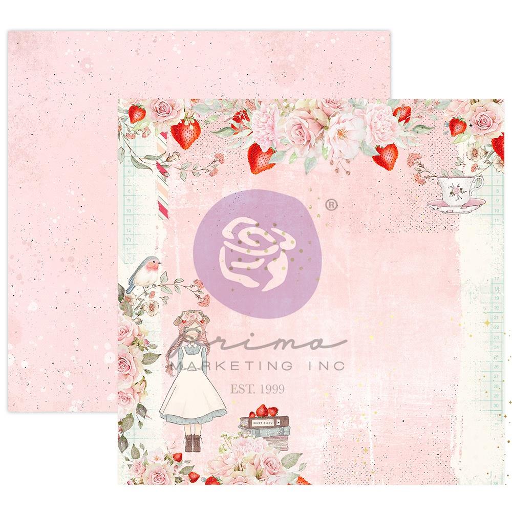 Prima - Strawberry Milkshake - Paper Pad - 6" x 6"