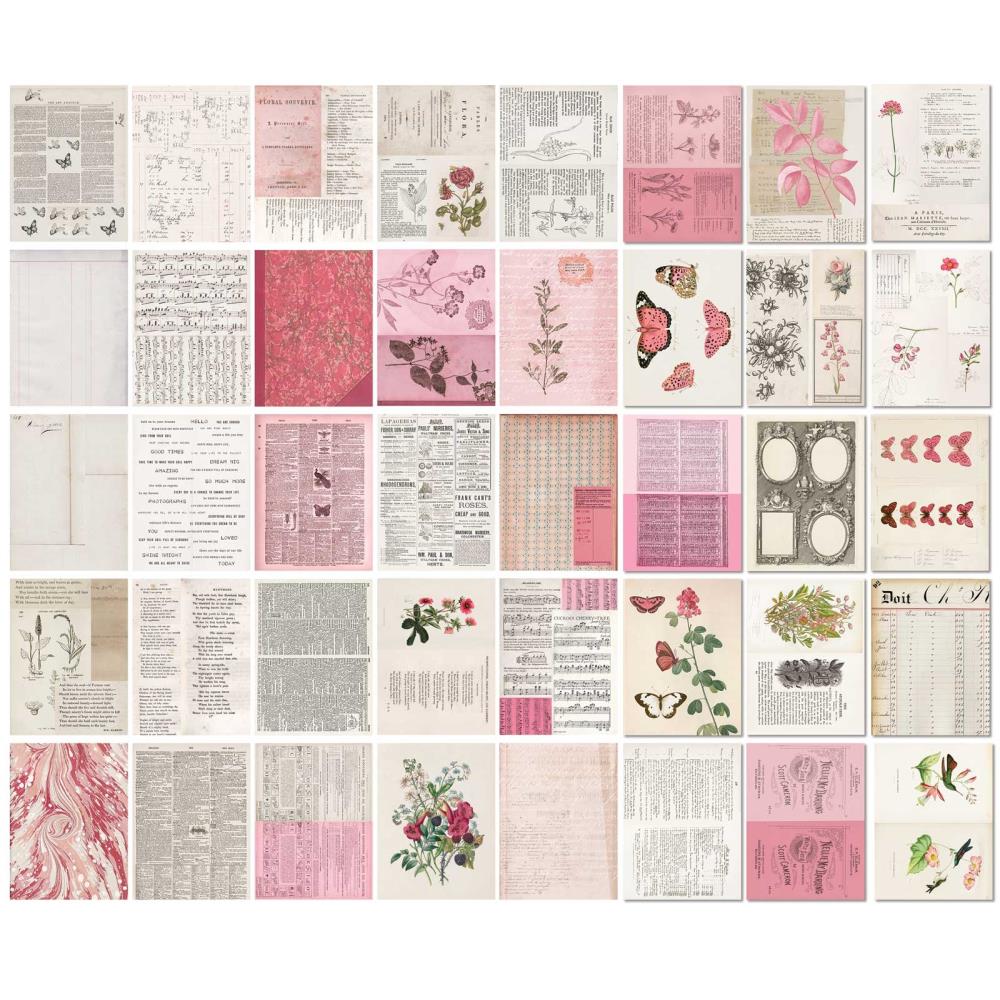 49 and Market - Color Swatch - Blossom Collection - Collage set