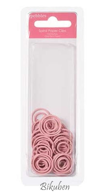 American Crafts - Spiral Paper Clips - Pink