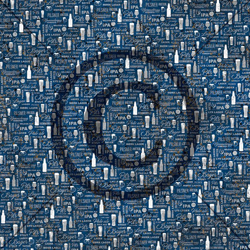 Papirdesign - Mens vi venter  2 - Øl  -12x12"