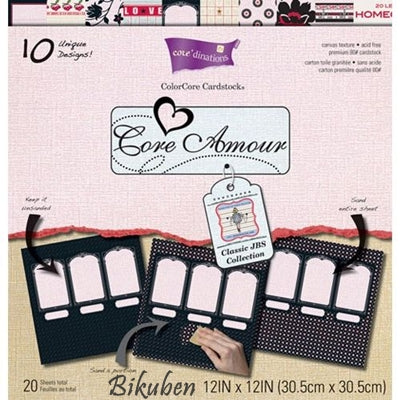 Jenni Bowlin & Core'dinations - Core Amour 12x12" paper pad