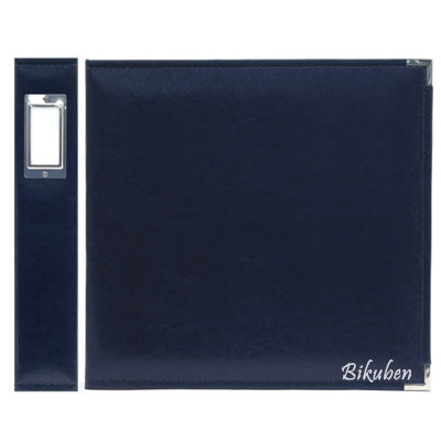 We are memory keepers: 8,5x11 classic leather ring album - Navy