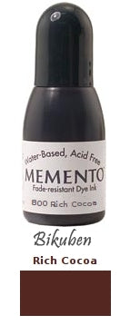 Memento - Rich Cocoa - Fade-resistant Dye Ink - Re-inker