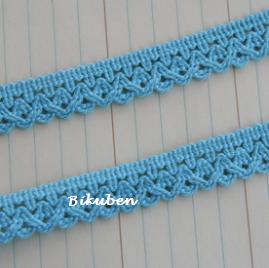 Maya Road - Crochet Trim - Sky Blue (metersvis)