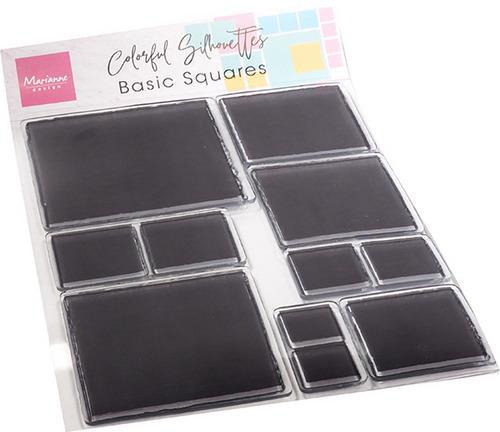 Marianne Design - Clear stamps - Basic Squares