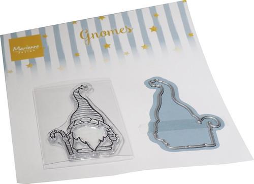 Marianne Design - Clear stamps & dies - Gnome & Cane