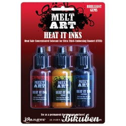 Melt Art - Heat it Inks - Brilliant Gems 