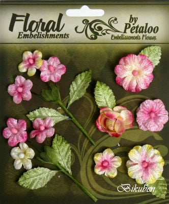 Petaloo - Velvet Mini Blossoms - Rose 