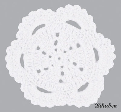 KasierCraft - Crochet Doilie - Lace White 