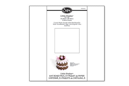 Sizzix - Little Sizzles - Mat board 12x12" White