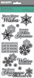 TPC Studio - Winter Whites - Cling Stamps