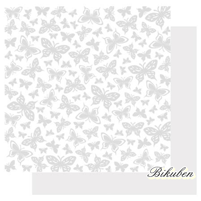Best Creation: Basic Glitter- Butterfly Paper    12 x 12"