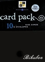 DCWV: Card & Envelopes - A2 Cards BLACK