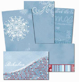 Deja Views: Flurries & Frost Card Kit - Blue