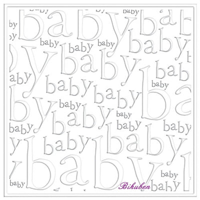 DCWV: Card & Envelopes - Embossed Cards - BABY