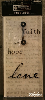 Creative Imaginations: Envelope - Faith Hope Love