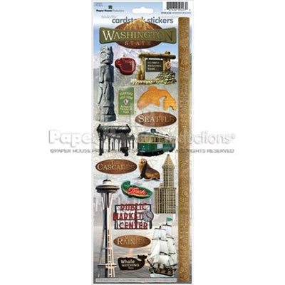 Paperhouse: Washington State - Cardstock Stickers