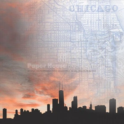 Paperhouse: Chicago Skyline     12 x 12"