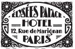Tim Holtz Collection: Paris Hotel - Wood mount Stamp