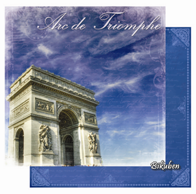 Best Creation: Europe - Arc de Triomphe      12 x 12"