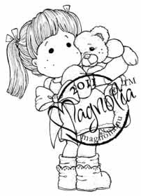 Magnolia:Princes & Princesses - Teddybear Love   Stamp