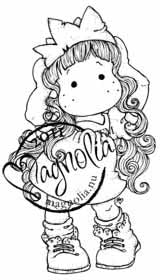 Magnolia:Princes & Princesses - Princess party Tilda  Stamp