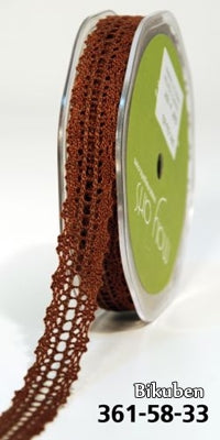 May Arts - Crochet Ribbon - Brown - Metersvis