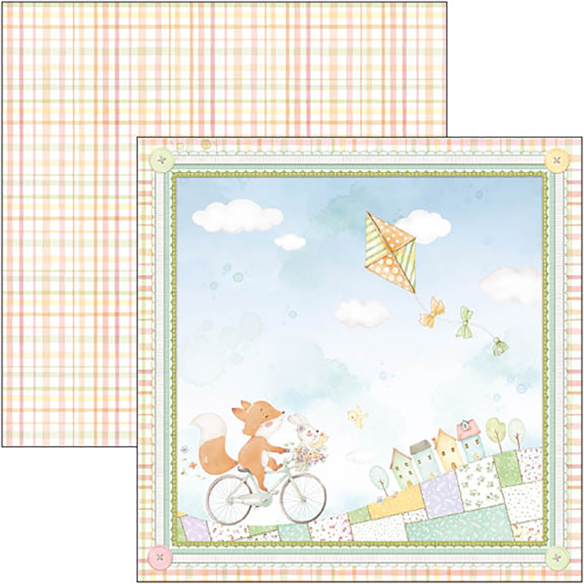 Ciao Bella - My tiny world - Paper Pad  - 8 x 8"