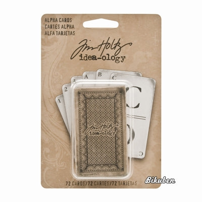 Tim Holtz - Ideaology - Alpha Cards