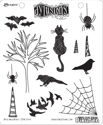 Dylusions - Bits and Bats - Stamps