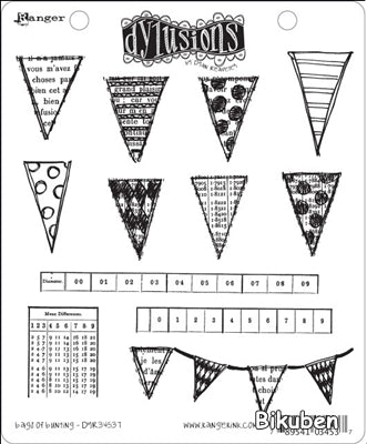 Dylusions - Bags of Bunting - Stamps