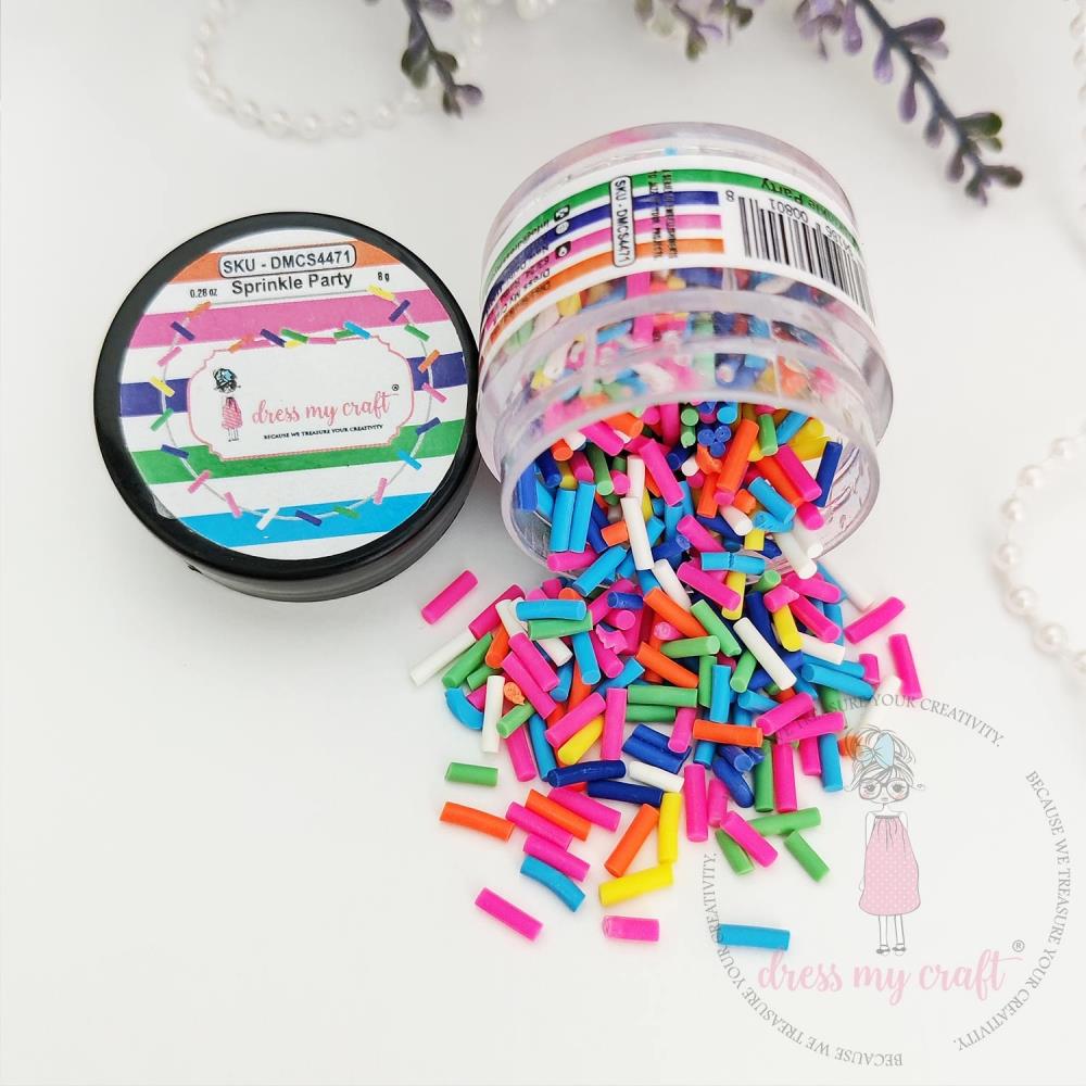 Dress my craft- Shaker elements - Sprinkle Party